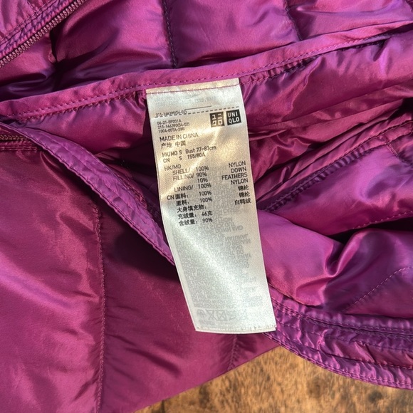 UNIQLO Purple Jacket Size Small puffer - Picture 7 of 10